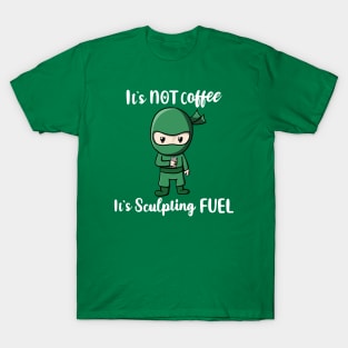 Coffee is Sculpting Fuel T-Shirt